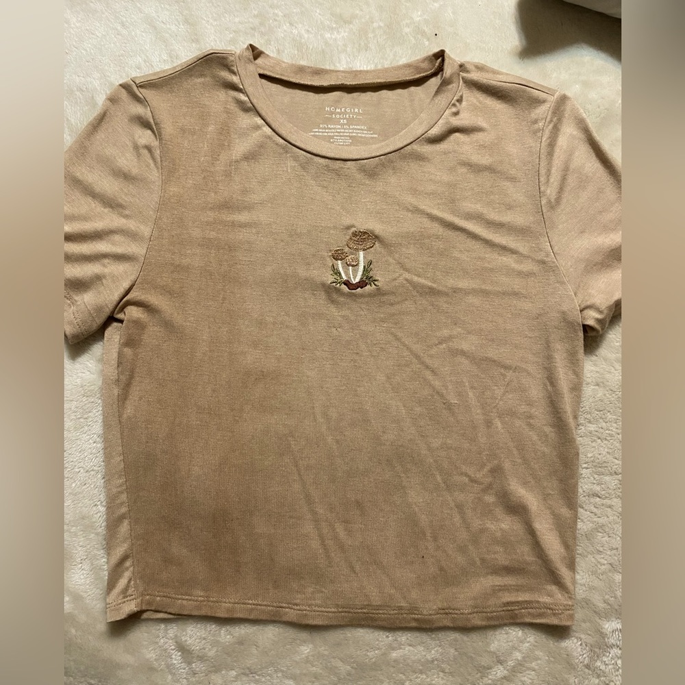 women’s mushroom top